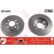 Jeu de 2 disques de frein avant TRW DF1609 - Visuel 1