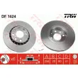 Jeu de 2 disques de frein avant TRW DF1624 - Visuel 1