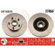 Jeu de 2 disques de frein avant TRW DF1683S - Visuel 1