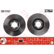 Jeu de 2 disques de frein arrière TRW DF1707 - Visuel 1
