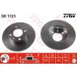 Jeu de 2 disques de frein avant TRW DF1721 - Visuel 1