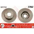 Jeu de 2 disques de frein avant TRW DF1722 - Visuel 1