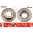 Jeu de 2 disques de frein arrière TRW DF1802 - Visuel 1