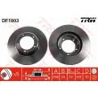 Jeu de 2 disques de frein avant TRW DF1803 - Visuel 1