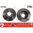 Jeu de 2 disques de frein avant TRW DF1804 - Visuel 1