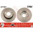 Jeu de 2 disques de frein avant TRW DF1807 - Visuel 1