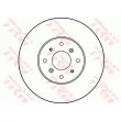 Jeu de 2 disques de frein avant TRW DF1812 - Visuel 2