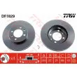 Jeu de 2 disques de frein avant TRW DF1829 - Visuel 1