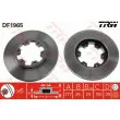 Jeu de 2 disques de frein avant TRW DF1965 - Visuel 1