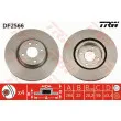 Jeu de 2 disques de frein avant TRW DF2566 - Visuel 1