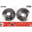 Jeu de 2 disques de frein arrière TRW DF2582 - Visuel 1