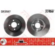 Jeu de 2 disques de frein avant TRW DF2597 - Visuel 1