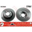 Jeu de 2 disques de frein avant TRW DF2601 - Visuel 1