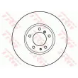 Jeu de 2 disques de frein avant TRW DF2602S - Visuel 2