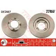 Jeu de 2 disques de frein avant TRW DF2607 - Visuel 1