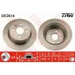 Jeu de 2 disques de frein arrière TRW DF2614 - Visuel 1