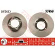 Jeu de 2 disques de frein avant TRW DF2633 - Visuel 1
