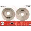 Jeu de 2 disques de frein arrière TRW DF2637 - Visuel 1