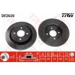 Jeu de 2 disques de frein arrière TRW DF2639 - Visuel 1