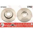 Jeu de 2 disques de frein avant TRW DF2652 - Visuel 1