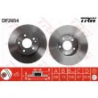 Jeu de 2 disques de frein avant TRW DF2654 - Visuel 1