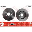 Jeu de 2 disques de frein avant TRW DF2656 - Visuel 1