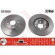 Jeu de 2 disques de frein avant TRW DF2658 - Visuel 1