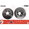 Jeu de 2 disques de frein arrière TRW DF2660 - Visuel 1