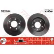 Jeu de 2 disques de frein avant TRW DF2704 - Visuel 1