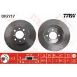 Jeu de 2 disques de frein avant TRW DF2717 - Visuel 1