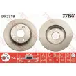 Jeu de 2 disques de frein avant TRW DF2719 - Visuel 1