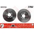 Jeu de 2 disques de frein avant TRW DF2720 - Visuel 1