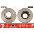 Jeu de 2 disques de frein avant TRW DF2745 - Visuel 1
