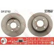 Jeu de 2 disques de frein avant TRW DF2752 - Visuel 1