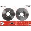 Jeu de 2 disques de frein avant TRW DF2755 - Visuel 1