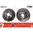 Jeu de 2 disques de frein arrière TRW DF2772 - Visuel 1