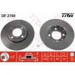 Jeu de 2 disques de frein avant TRW DF2780 - Visuel 1