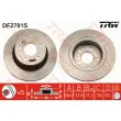 Jeu de 2 disques de frein arrière TRW DF2791S - Visuel 1