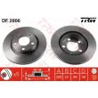 Jeu de 2 disques de frein avant TRW DF2806 - Visuel 1