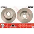 Jeu de 2 disques de frein arrière TRW DF2813 - Visuel 1