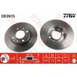 Jeu de 2 disques de frein avant TRW DF2815 - Visuel 1