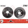 Jeu de 2 disques de frein avant TRW DF3028 - Visuel 1