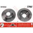 Jeu de 2 disques de frein avant TRW DF3032 - Visuel 1