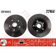 Jeu de 2 disques de frein arrière TRW DF4003 - Visuel 1