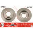 Jeu de 2 disques de frein arrière TRW DF4006 - Visuel 1