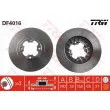 Jeu de 2 disques de frein avant TRW DF4016 - Visuel 1