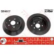 Jeu de 2 disques de frein arrière TRW DF4017 - Visuel 1