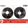 Jeu de 2 disques de frein avant TRW DF4021 - Visuel 1