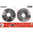 Jeu de 2 disques de frein avant TRW DF4032 - Visuel 1