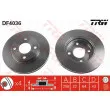 Jeu de 2 disques de frein avant TRW DF4036 - Visuel 1